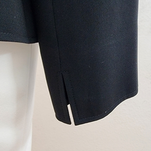 Louben Women's Open Front Black Blazer Size 14 - Picture 5 of 7